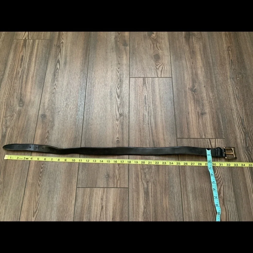 Leather belt